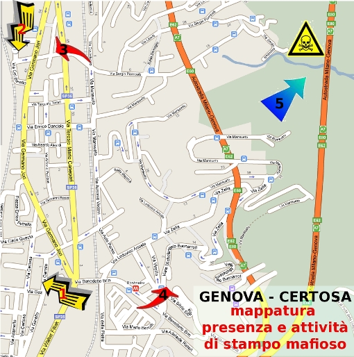 Mappatura di Certosa (Genova)
