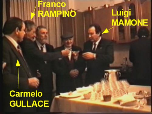 Carmelo Gullace, Franco Rampino, Luigi Mamone