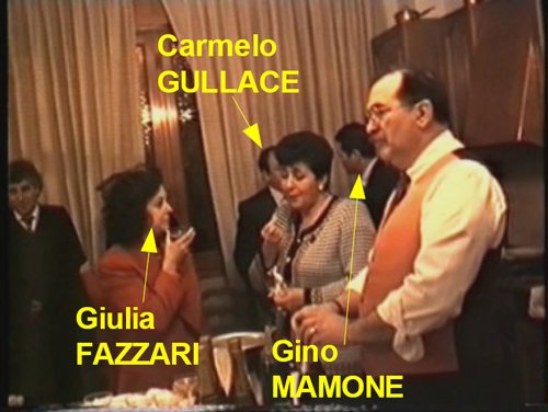 qui, sullo sfondo a destra, Gino MAMONE parla a lungo con Carmelo GULLACE