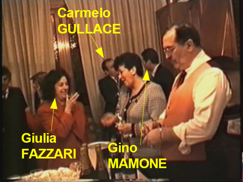 qui, sullo sfondo a destra, Gino MAMONE parla a lungo con Carmelo GULLACE