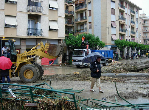 PELLEGRINO in azione nel post-alluvione (2006)