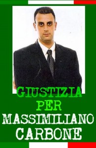 Giustizia per Massimiliano Carbone