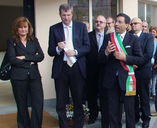 L'inaugurazione della RESIDENZA VAL MERULA con Floris e Burlando